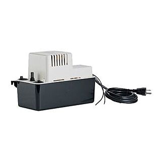 Little Giant VCMA-20ULS 554425 Automatic Condensate Removal Pump, 1.5 A, 115 V, 0.33 hp, ABS/Stainless Steel