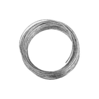 National Hardware V2565 Series N260-307 Braided Wire, 20 lb Weight Capacity, Galvanized Steel