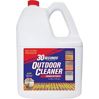 30 SECONDS Outdoor Cleaner, Concentrate, 2.5 Gallons