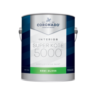 Coronado Super Kote 5000® Interior Paint, Semi-Gloss