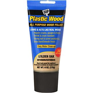 Dap Plastic Wood, Golden Oak, 6 oz.