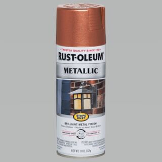 Rust-Oleum® Stops Rust®, Metallic Copper, Oil-Based, Spray Paint, 11 oz.