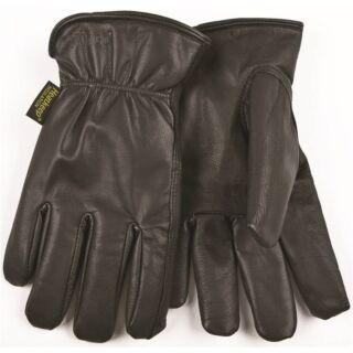 Heatkeep 93HK-XL Driver Gloves, XL, Goatskin Leather, Black