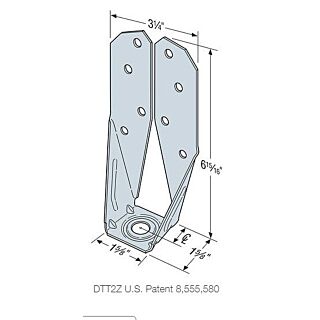 Simpson Strong-Tie Deck Post Connector, ZMAX®