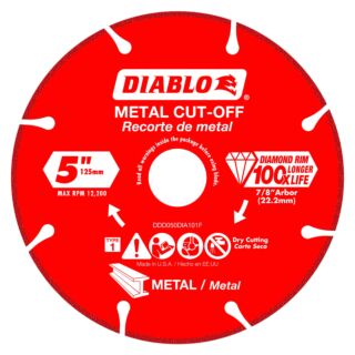 Diablo 5 Diamond Metal Cut-Off Blade