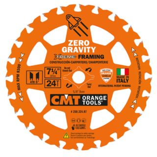 CMT 7-1/4 in. x 24 Tooth Zero Gravity Xtreme Framing Saw Blade