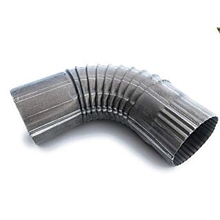 Galvanized Elbow for 3 in. Corrugated Leader