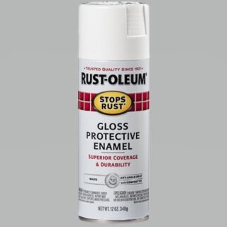 Rust-Oleum® Stops Rust®, Gloss Protective Enamel, Oil-Based, Spray Paint, 12 oz.