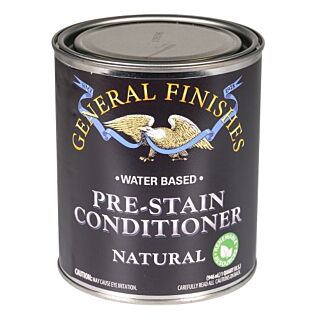 General Finishes®, Water-Based Wood Stain, Natural & Pre-Stain Conditioner, Quart
