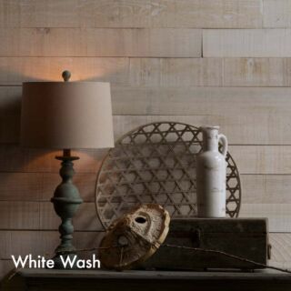 ChoiceWood Weathered WallBoard in White Wash  10.5 Sq Ft