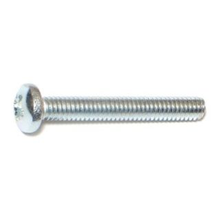 MIDWEST #8-32 x 1¼ in. Zinc Plated Steel Coarse Thread Phillips Pan Head Machine Screws, 100 Count