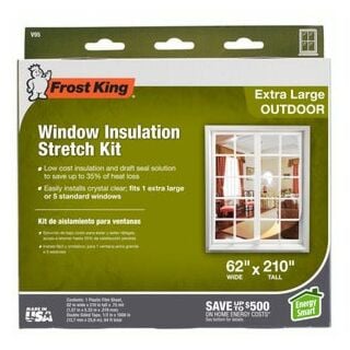 Frost King V95 Window Insulation Kit, Plastic, Pack