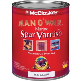 McCloskey® Man O’ War® Marine Spar Varnish, Gloss, Quart