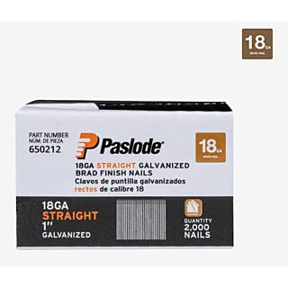 Paslode Collated Brad Nails, 18 Gauge Angled, Galvanized, 2,000 Count