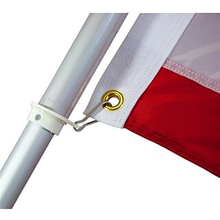 Valley Forge 60733 Flag Pole, 1 in Dia, Aluminum