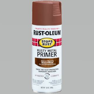 Rust-Oleum® Stops Rust®, Rusty Metal Primer, Red, Oil-Based, Spray Paint, 12 oz.