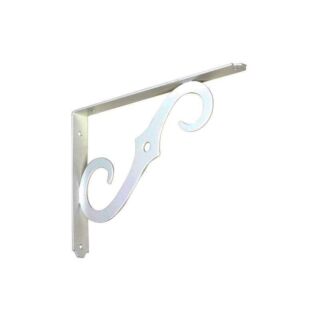 National Hardware 152BC Series N229-443 Shelf Bracket, 100 lb Weight Capacity, 0.1 in Thick, Steel, Antique White