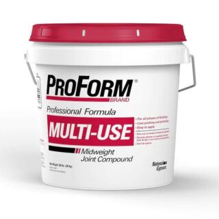 ProForm Multi-Use Joint Compound Mid-Weight, Red Lid, 4.5 gal.