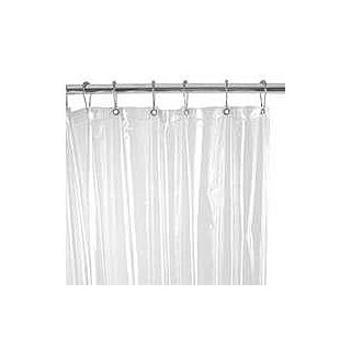 Zenna Home H28K Shower Curtain/Liner, 72 in L, 70-1/4 in W, Vinyl, Clear
