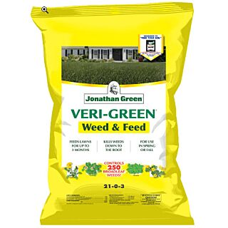 Jonathan Green Veri-Green Weed & Feed Lawn Food, 15,000 sq.ft bag