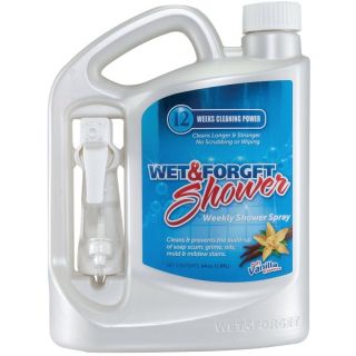 WET & FORGET Shower Cleaner, Soft Vanilla, 64 oz. Bottle