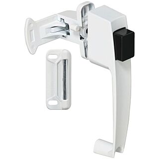 National Hardware V1316 Series N213-074 Pushbutton Latch, Zinc, For Wood/Metal Screen, Storm Doors