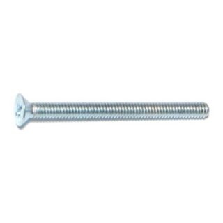 MIDWEST #8-32 x 2 in.  Zinc Plated Steel Coarse Thread Phillips Flat Head Machine Screws, 60 Count