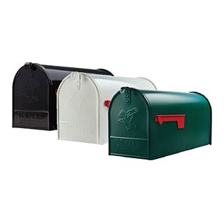 Gibraltar Large Post Mount Steel Mailbox
