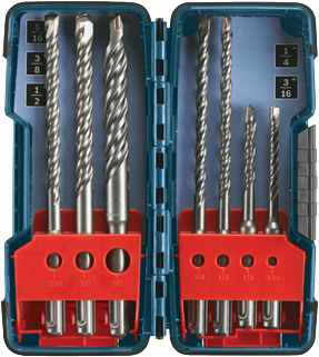 Bosch 7 pc. SDS plus Bulldog Rotary Hammer Bit Set