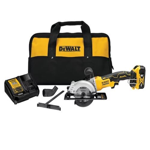 DeWALT DCS571E1 ATOMIC 20V MAX Brushless 4 1 2 in. Cordless Circular Saw Kit