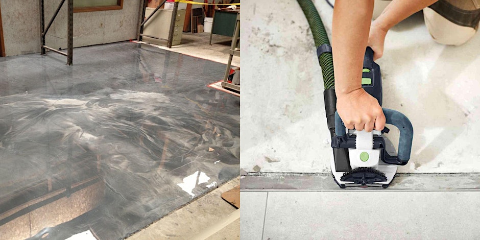 Seal-Krete HP & Festool Metallic Epoxy Floor Applications