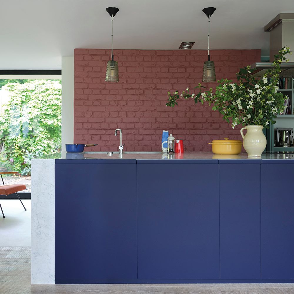 Crimson Red Brick and Bar