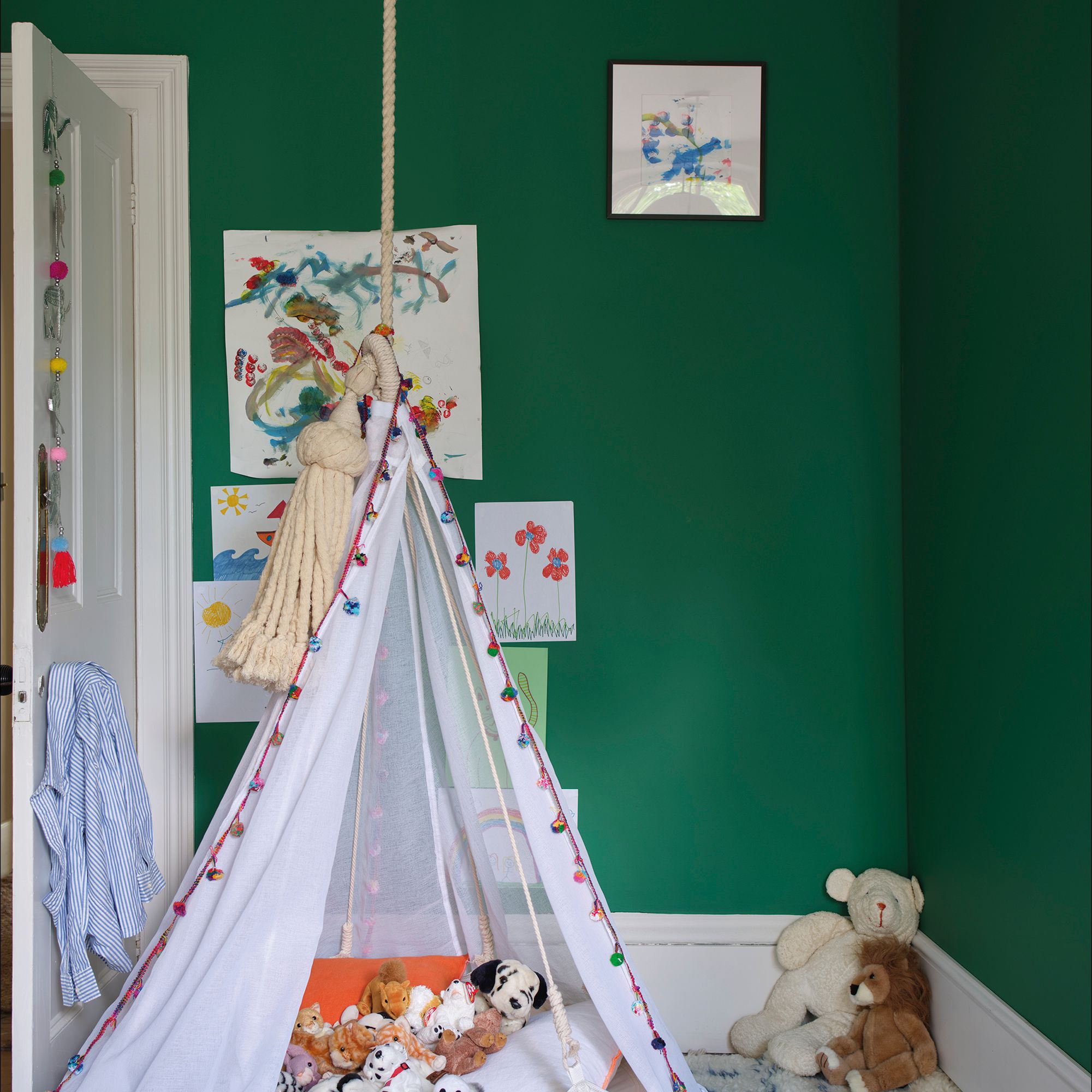 Verdigris Green Kids Room