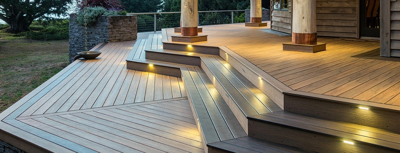 25 Design Ideas For Composite Deck Stairs & Steps