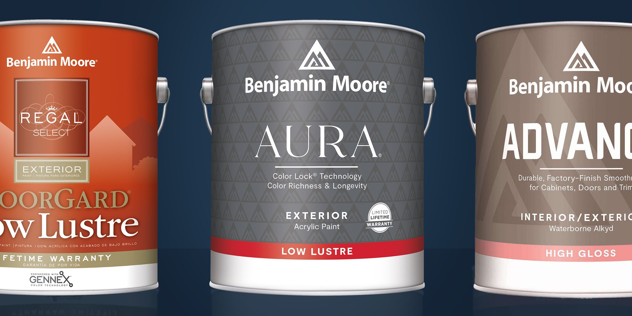 Benjamin Moore Exterior Paint Products