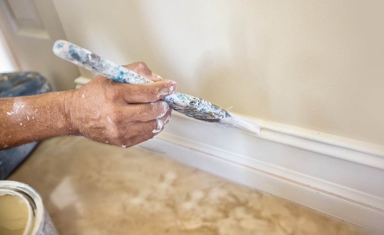 The Best Paint Brush for Trim and Baseboards - Semigloss Design