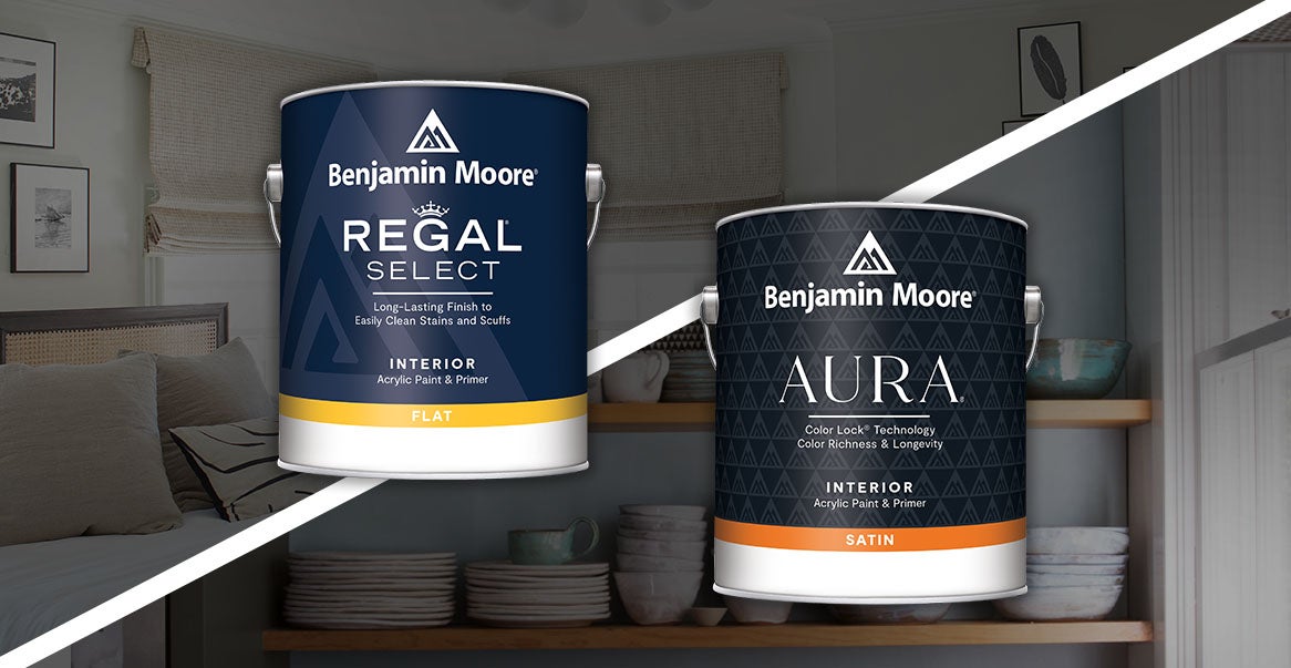 Review Of Benjamin Moore Regal Select vs. AURA Interior Paint